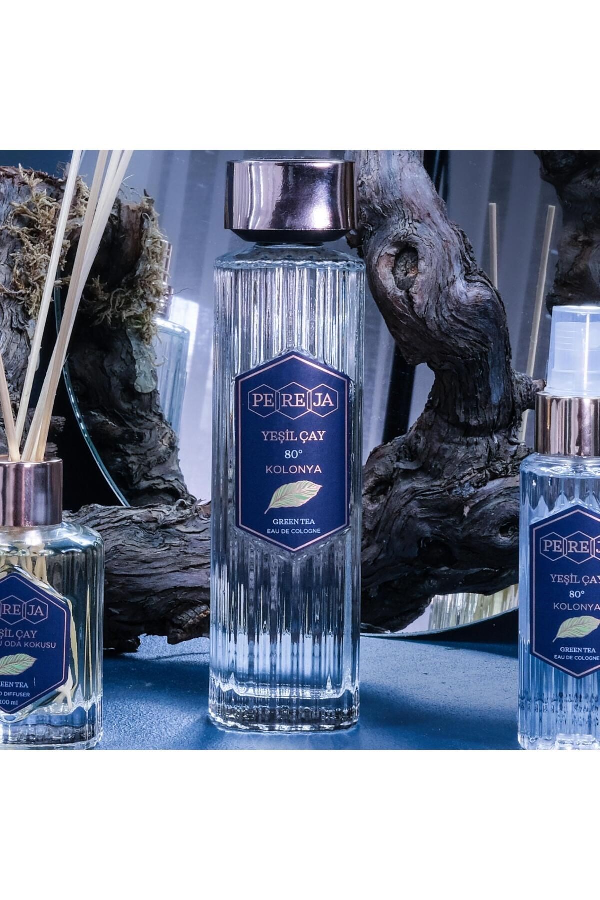 Pereja Cam Şişe Yeşilçay Kolonyası 240 ml