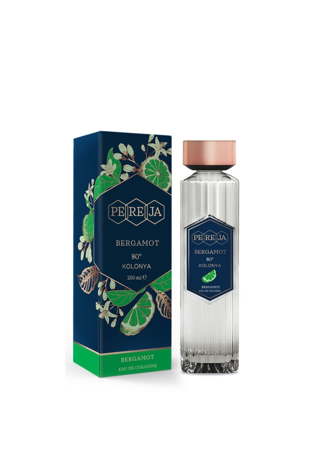 Pereja Cam Şişe Bergamot Kolonya 250 ml