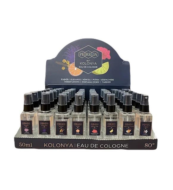 Pereja Parfümlü Kolonya 50 ml - 48’li Karma Stant