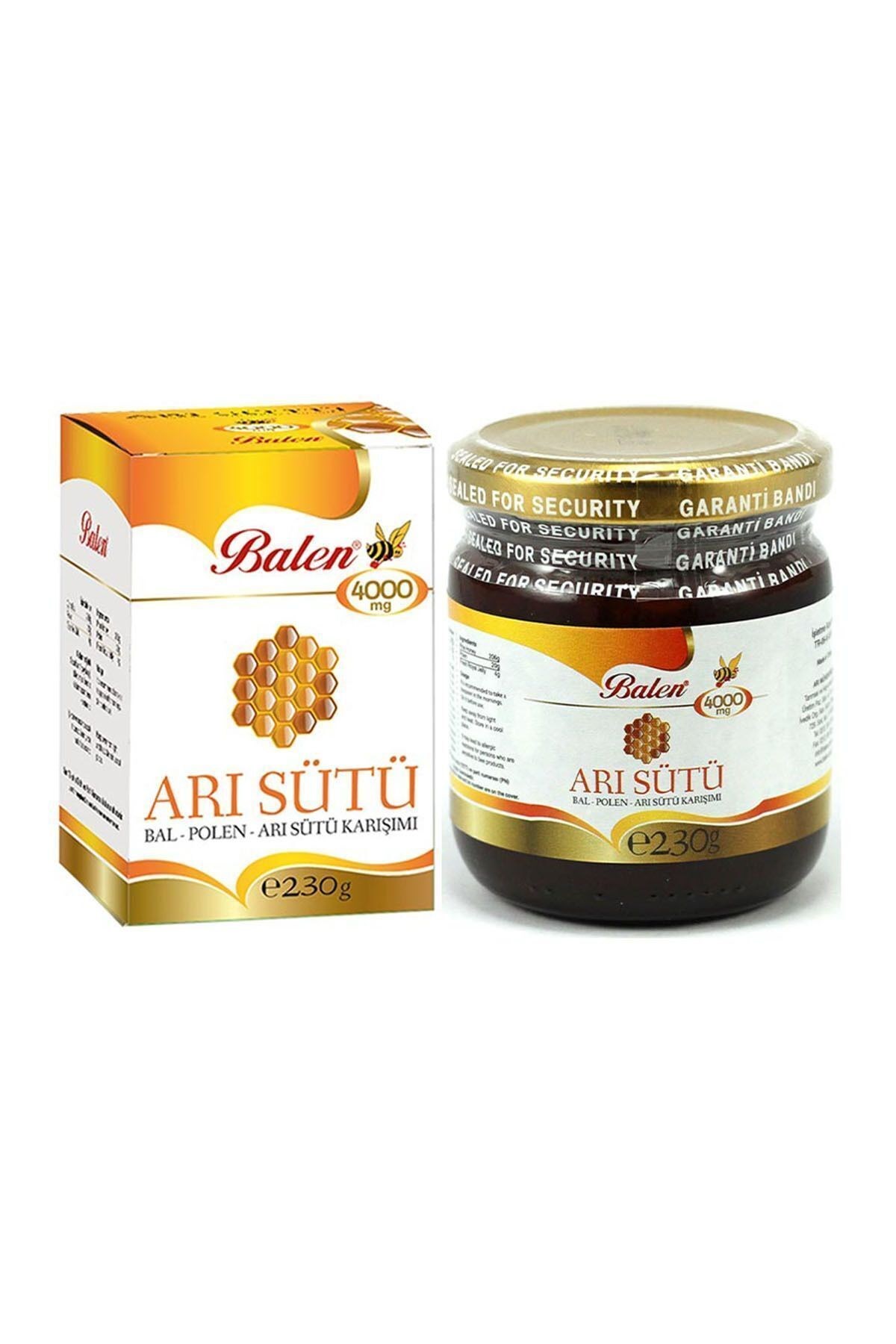 Balen Arı Sütü Bal Polen 4000 mg 230 gr