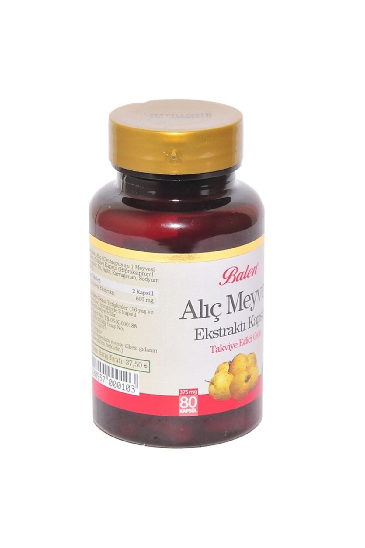 Balen Alıç Meyvesi Ekstraktı 375 mg 80 Kapsül