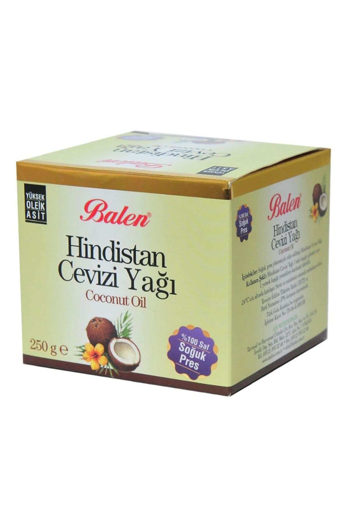 Balen Hindistan Cevizi Yağı 250 gr