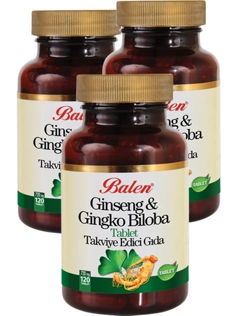 Balen Ginseng ve Gingko Biloba 720 mg 120 Tablet
