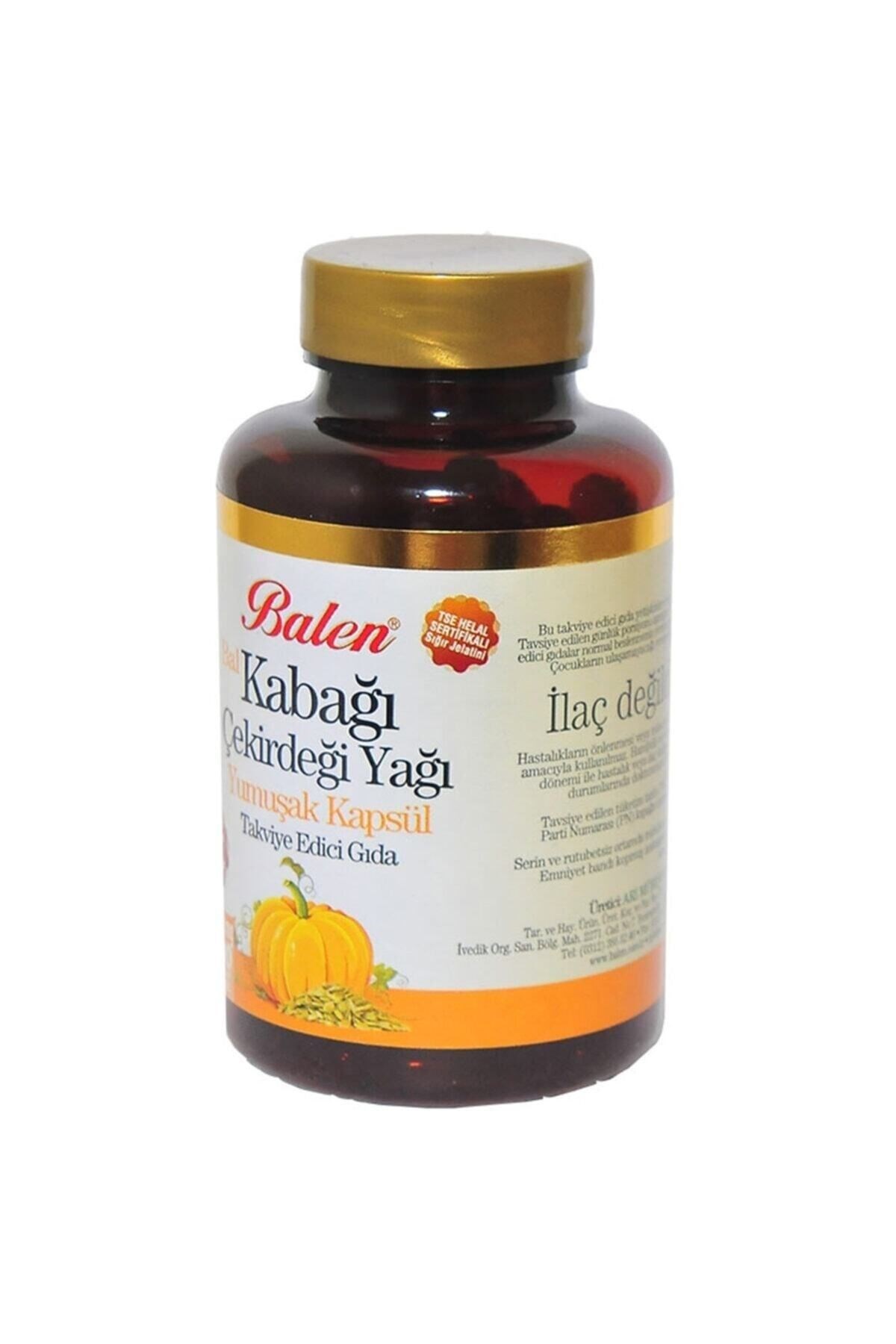 Balen Bal Kabağı Çekirdeği Yağı 1380 mg 100 Kapsül