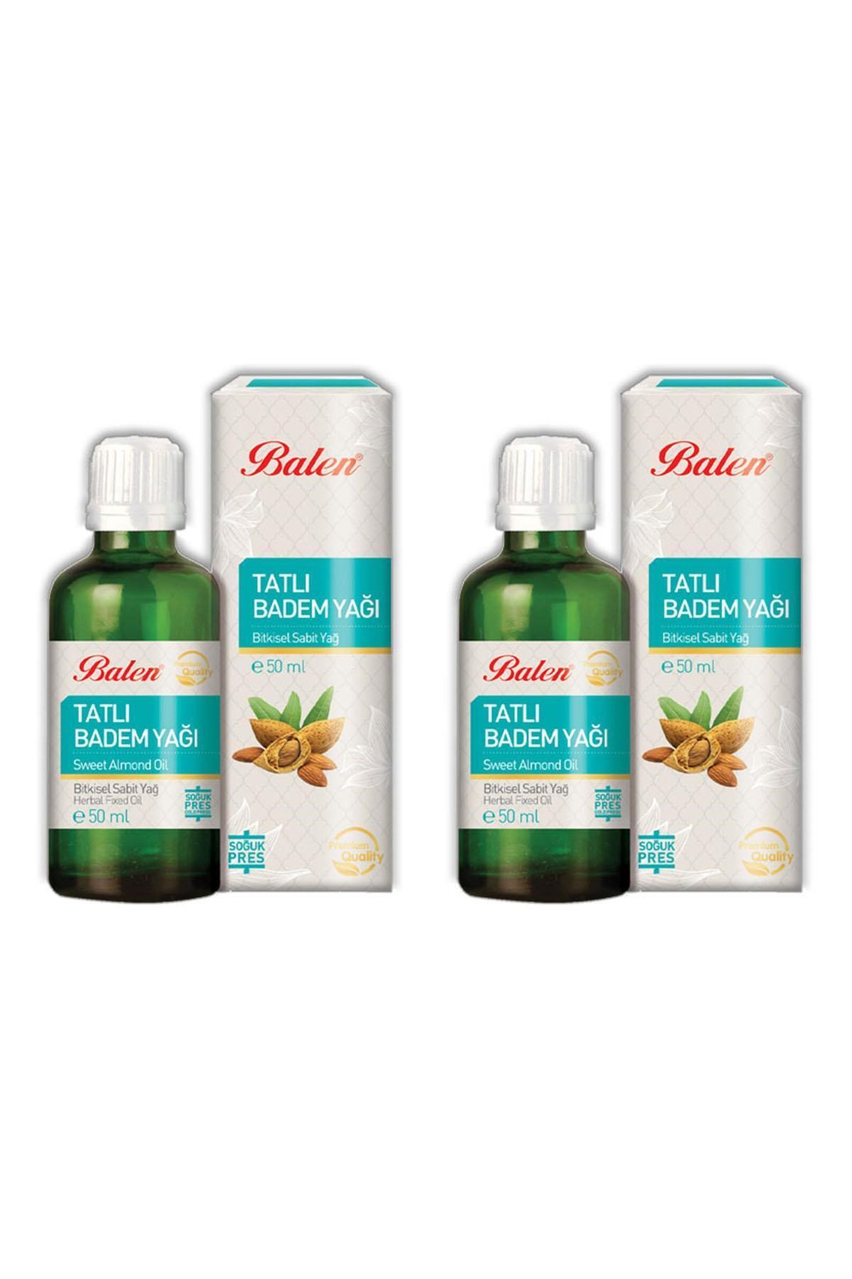 Balen Tatlı Badem Yağı (Soğuk Pres) 50 ml