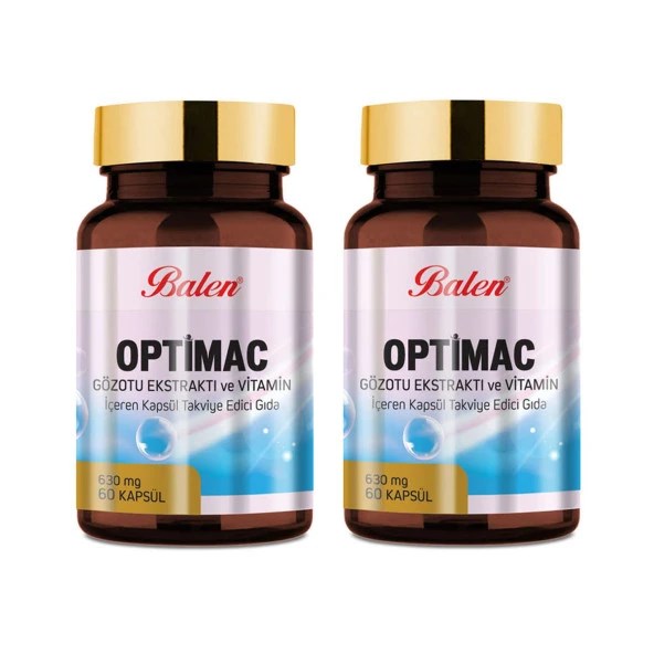 Balen Optimac Gözotu Ekstraktı ve Vitamin 630 mg 60 Kapsül