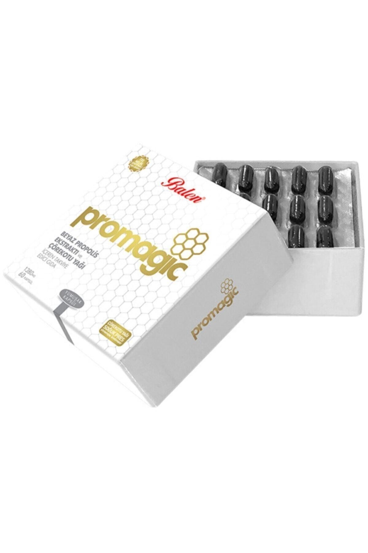 Balen Promagic Beyaz Propolis Ekstraktı ve Çörek Otu Yağı 60 Kapsül
