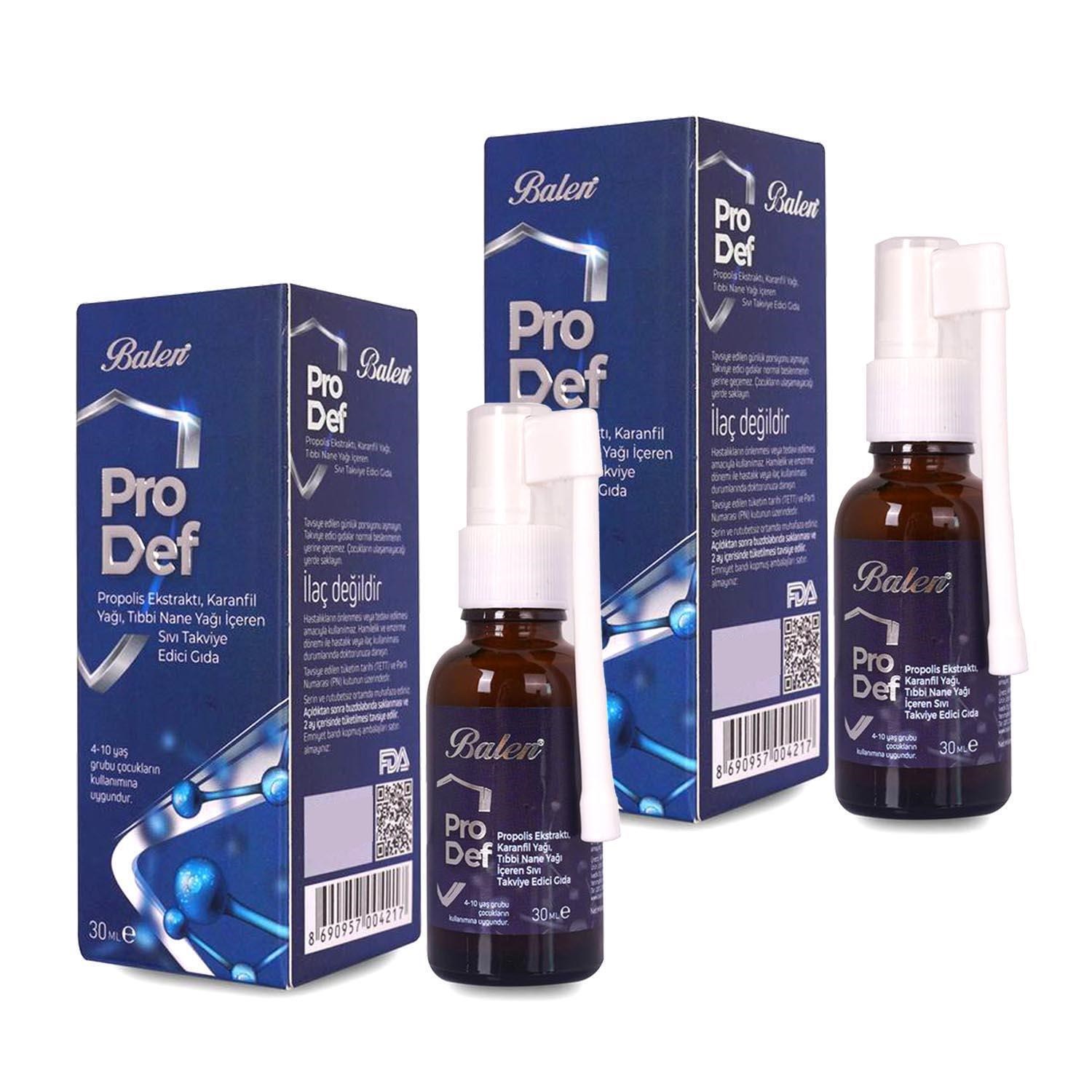 Balen Prodef Propolis Ekstraktı Karanfil ve Nane Yağlı Takviye Edici Gıda 30 ml