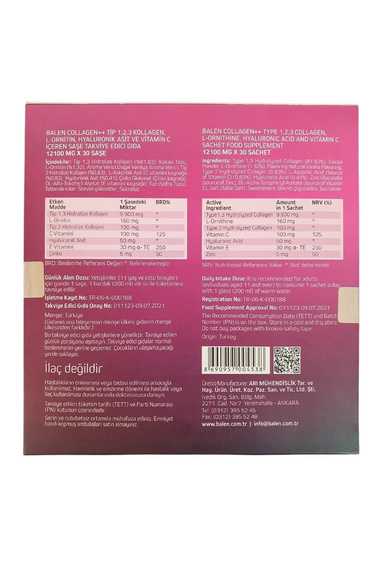 Balen Collagen Complex Tip I-II-III 30 Şase