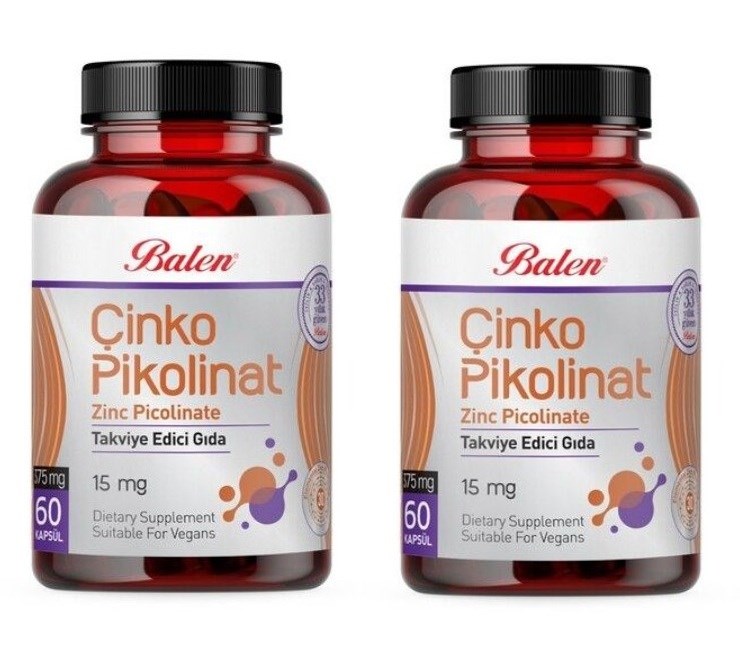 Balen Çinko Pikolinat 375 mg 60 Kapsül