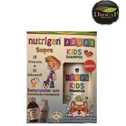 Nutrigen Vegy Şurup 200 ml + Aquas Kids Şampuan 250 ml Hediyeli