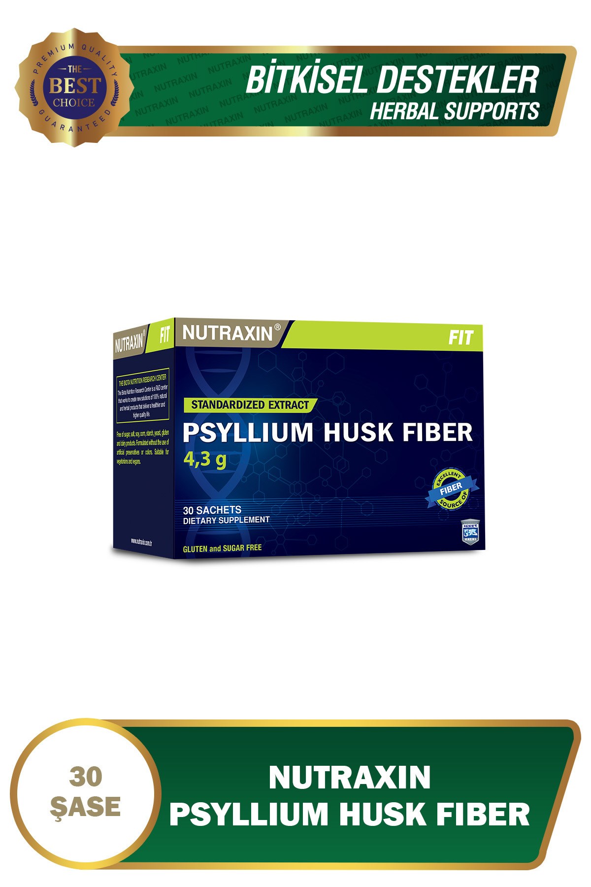 Nutraxin Psyllium Husk 5 gr x 30