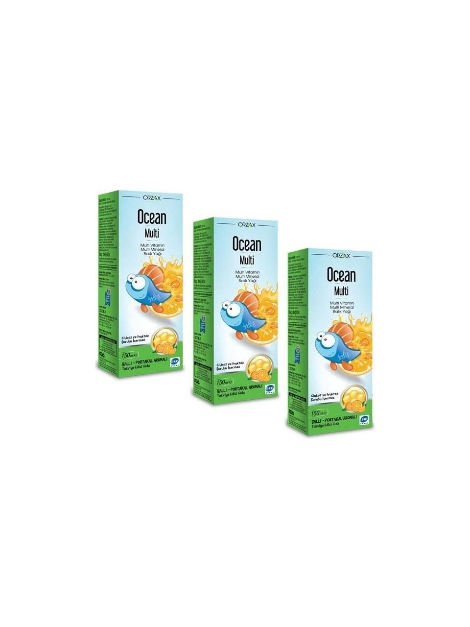 Ocean Ocean Multi Ballı Portakal Konsantreli Şurup 150 ml