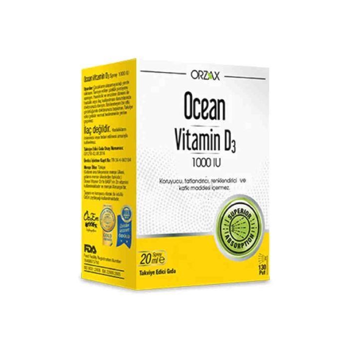 Ocean Vitamin D3 1000 IU Oral Sprey 20 ml