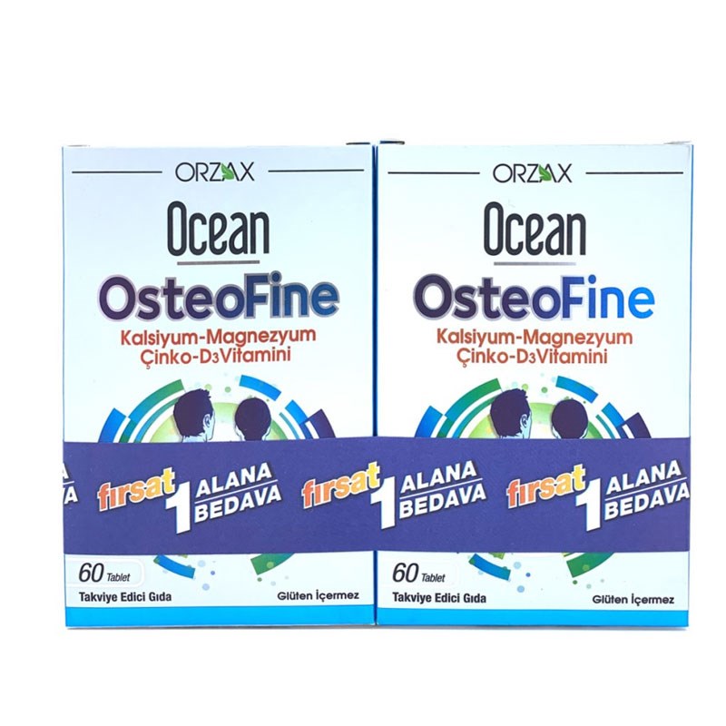 Ocean OsteoFine Takviye Edici Gıda 60 Tablet 1+1