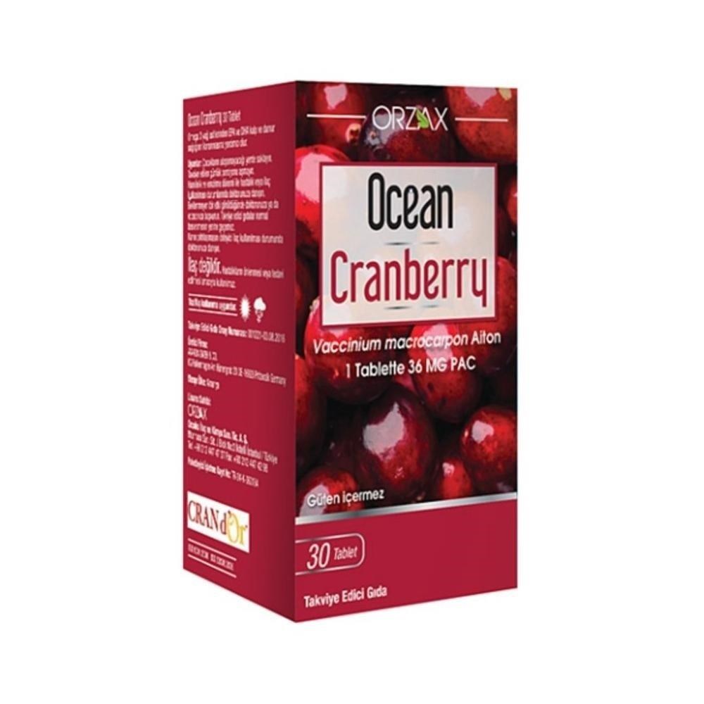 Ocean Cranberry Turna Yemişi Ekstresi 36 mg Pac 30