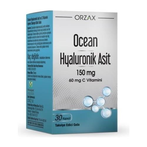 Ocean Hyaluronik Asit 150 mg 30 Kapsül