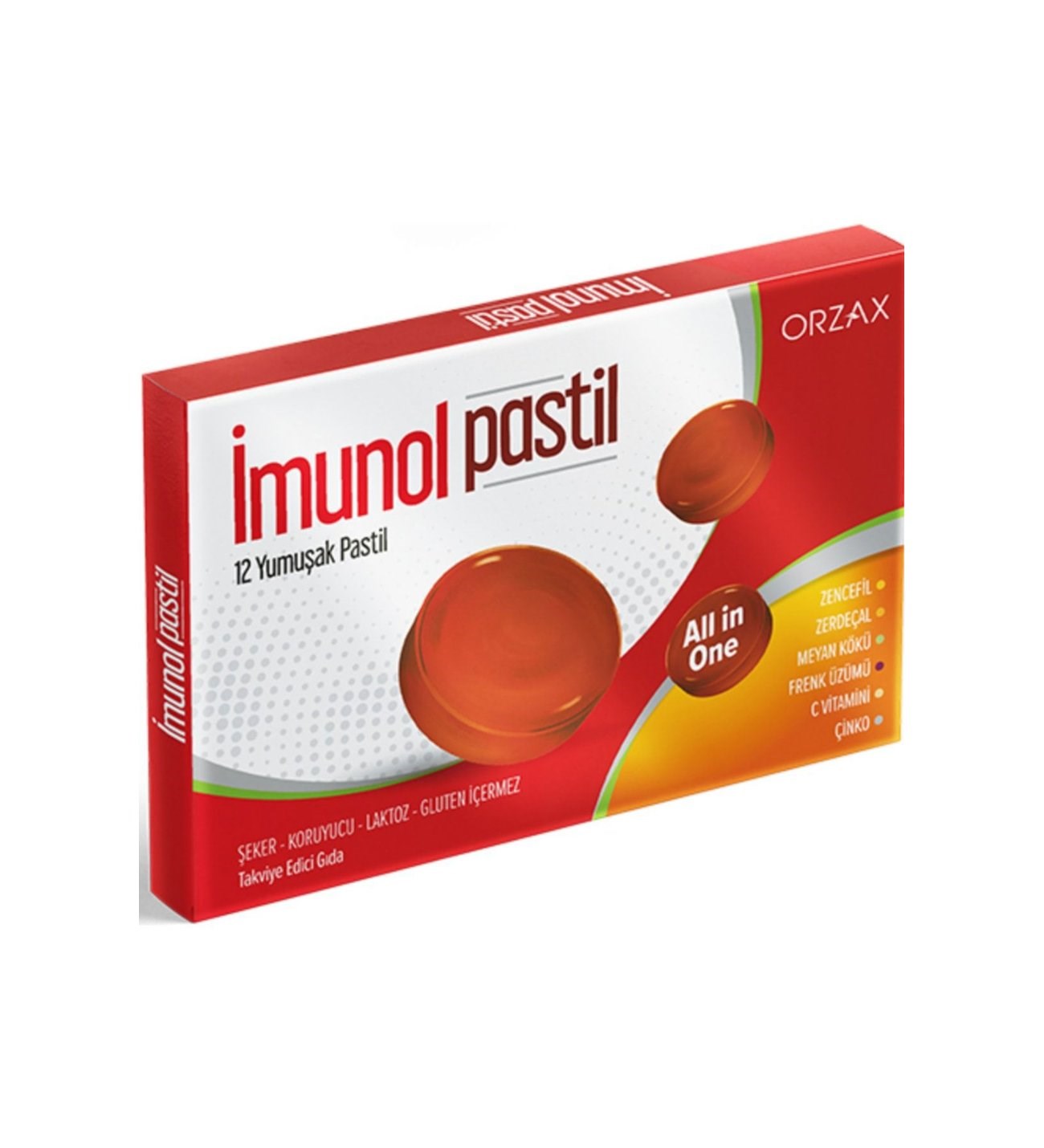 Orzax Imunol Soft 12 Pastil