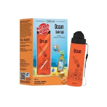 Ocean Balık Yağı Portakal Aromalı Şurup 150 ml - Matara Hediyeli
