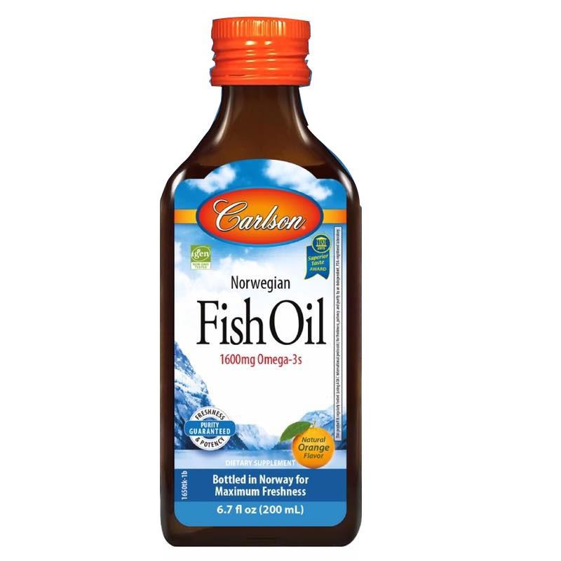 Carlson Balık Yağı Şurubu Portakal 200 ml