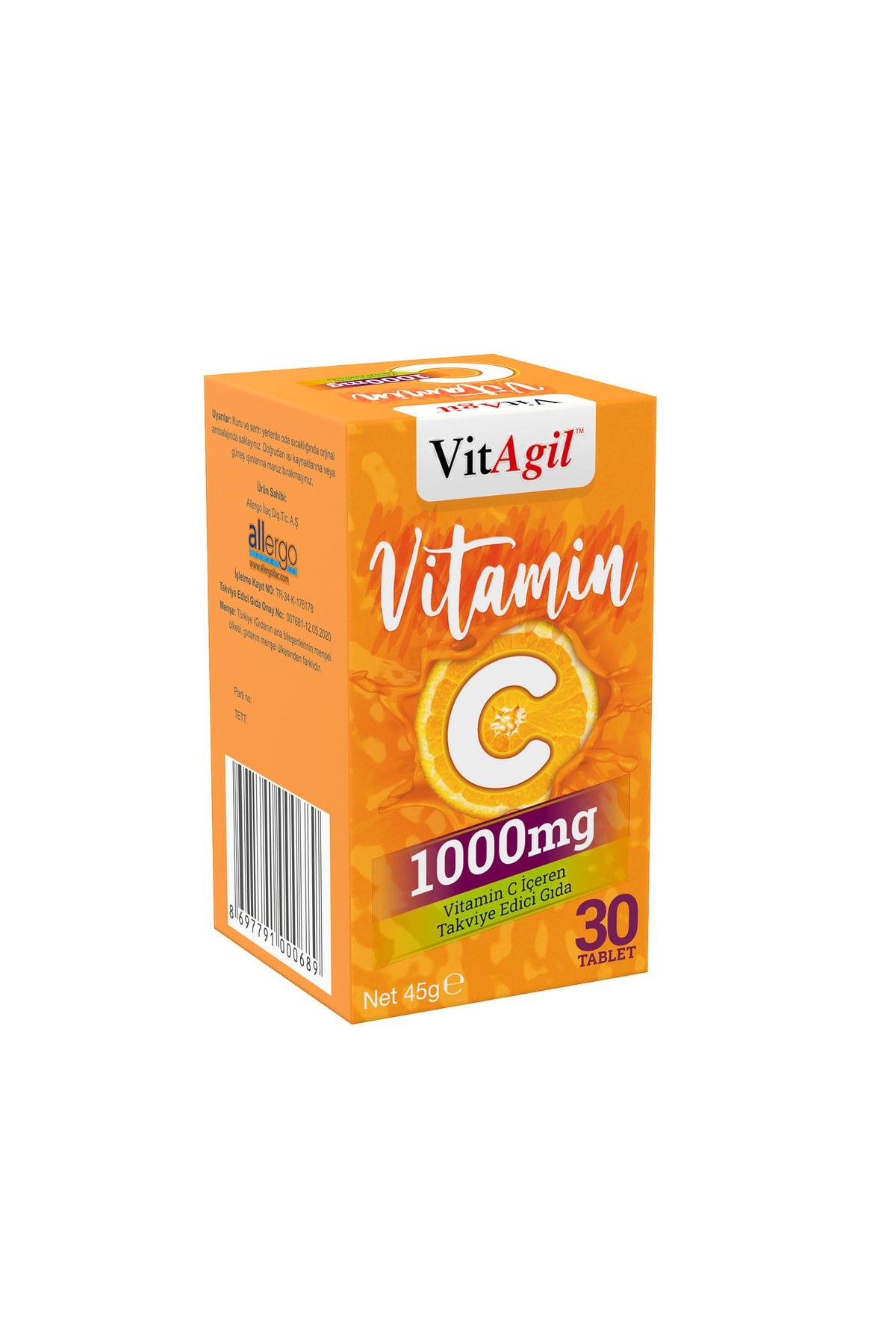 Vitagil Vitamin C 1000 Mg 30 Tablet