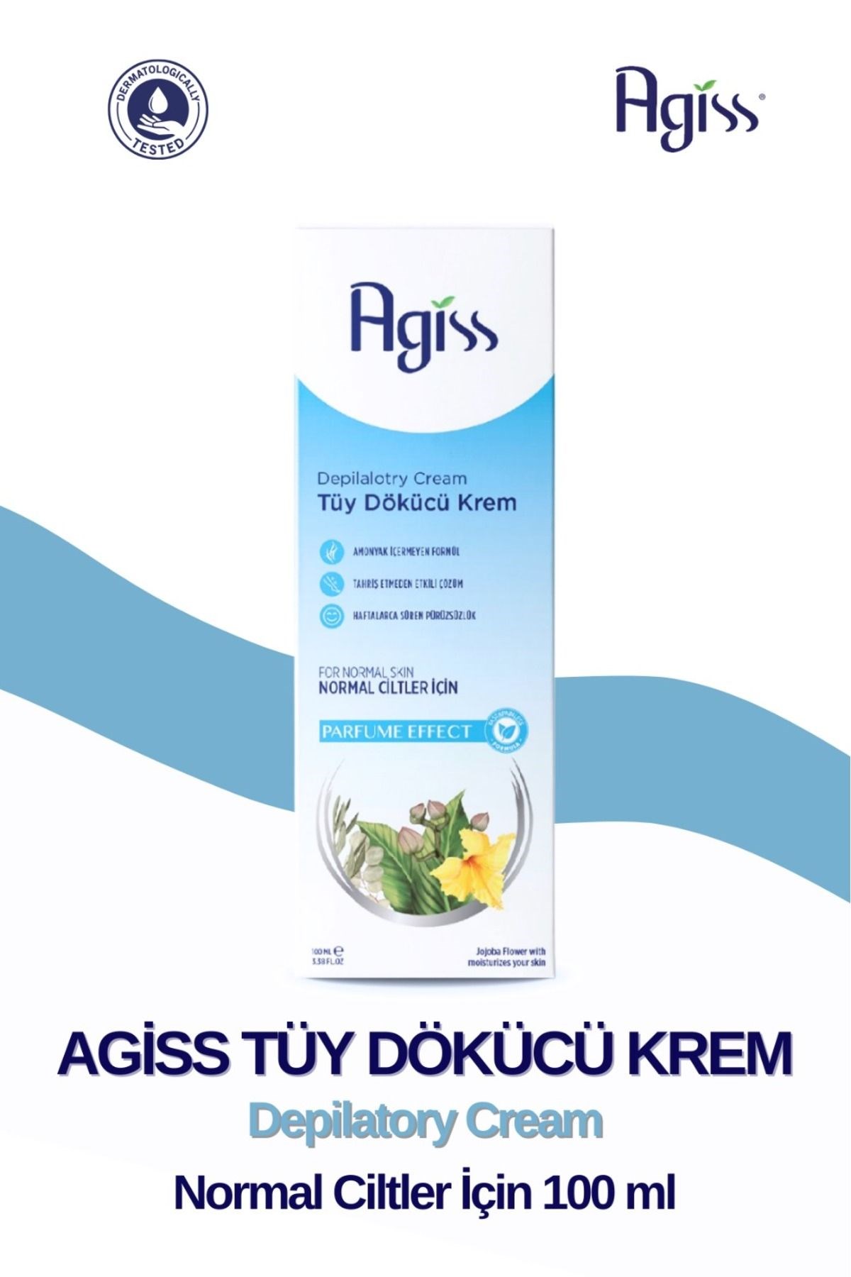 Agiss Tüy Dökücü Krem Tüm Ciltler İçin 100 ml