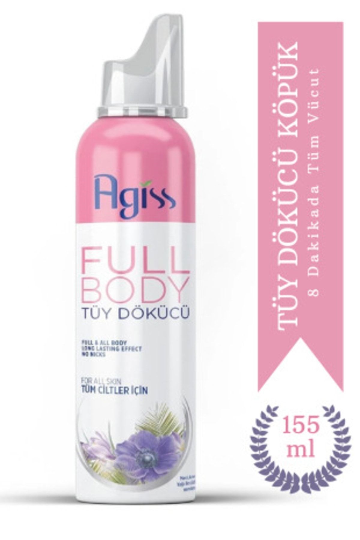 Agiss Full Body Tüy Dökücü Köpük Sprey 155 ml