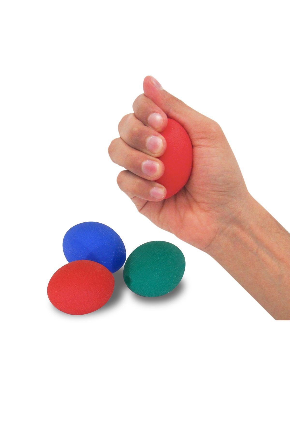 Wicromed Silikon Oval Stres Topu Kırmızı