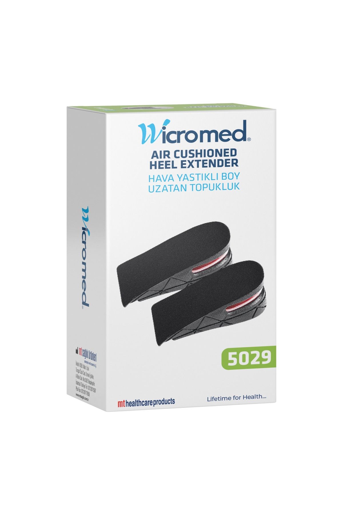Wicromed Silikon Hava Yastıklı Boy Uzatan Topukluk Mt5029