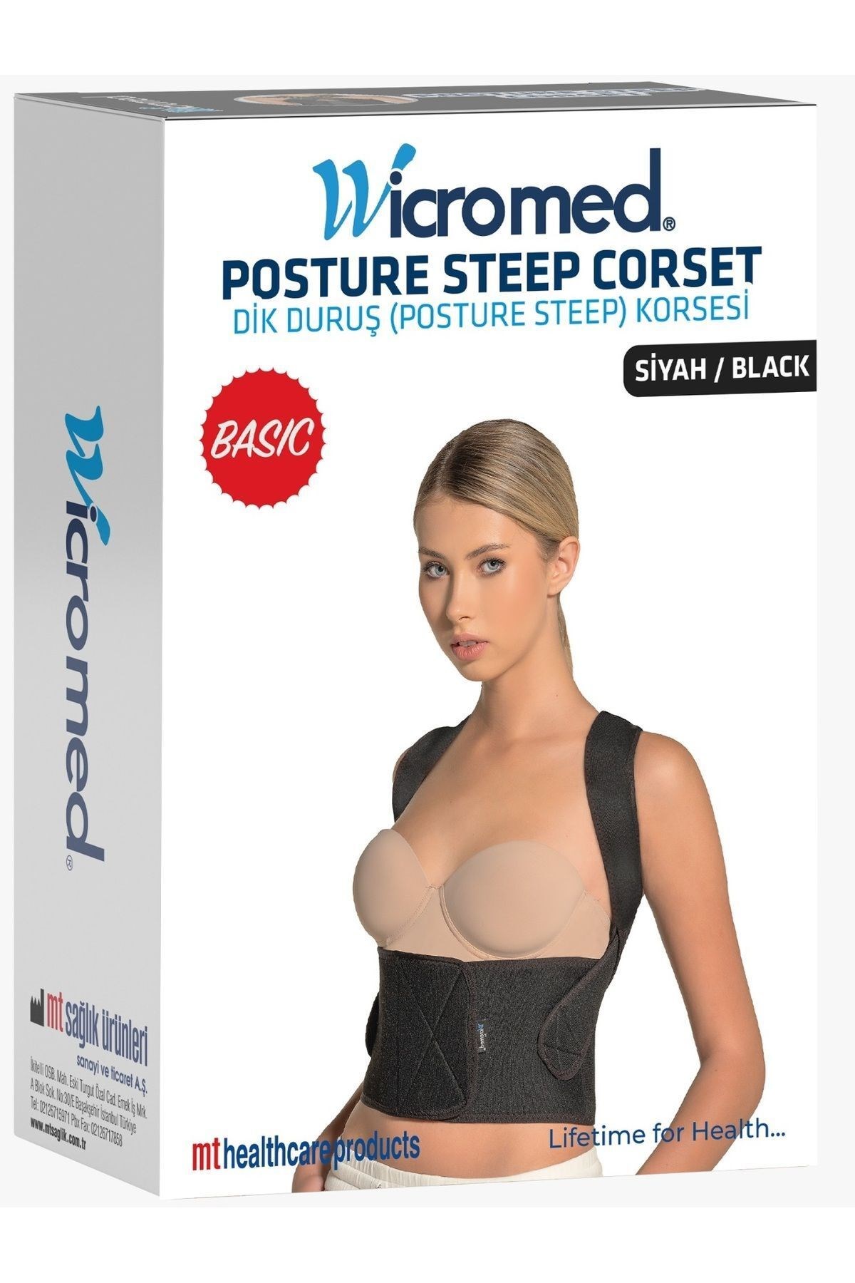 Wicromed Dik Duruş Korsesi Posture-Steep Basic Standart