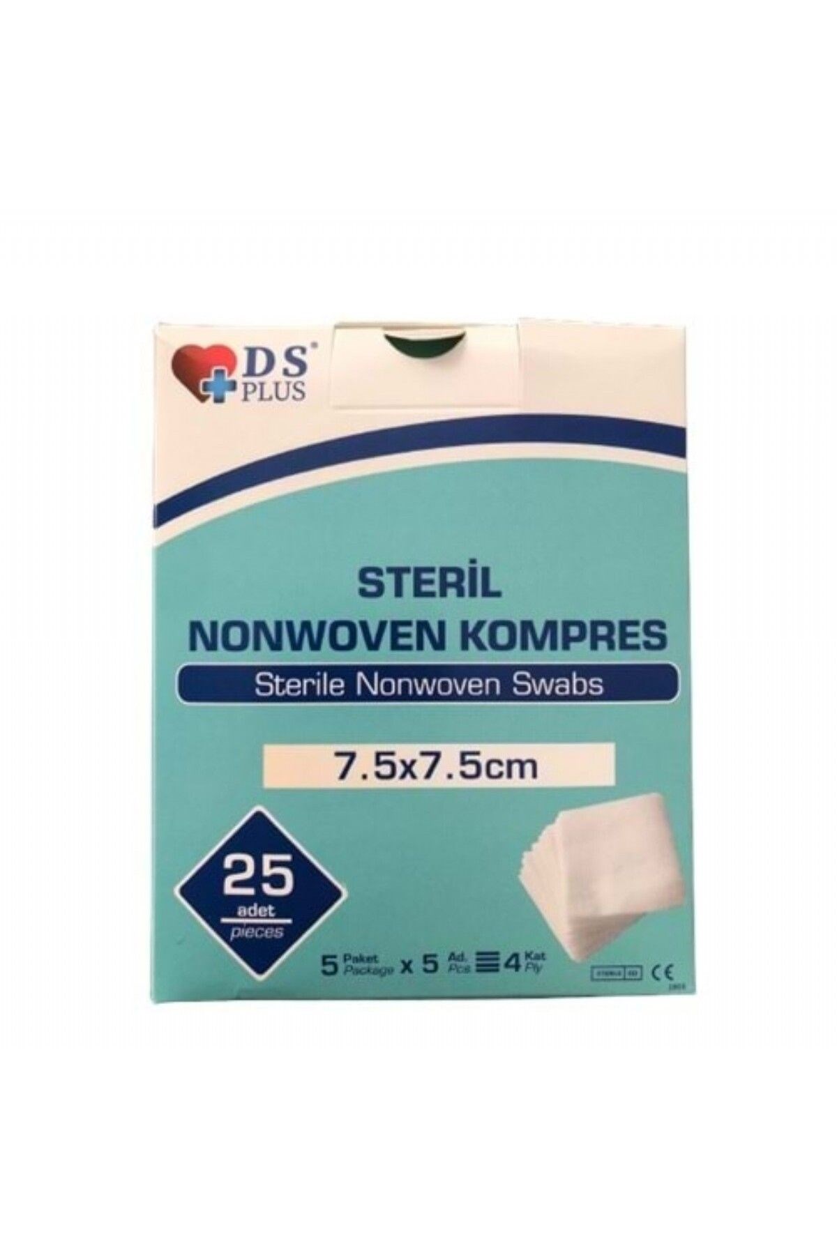 Ds Plus Steril Gaz Kompres 7,5x7,5 cm 25’li