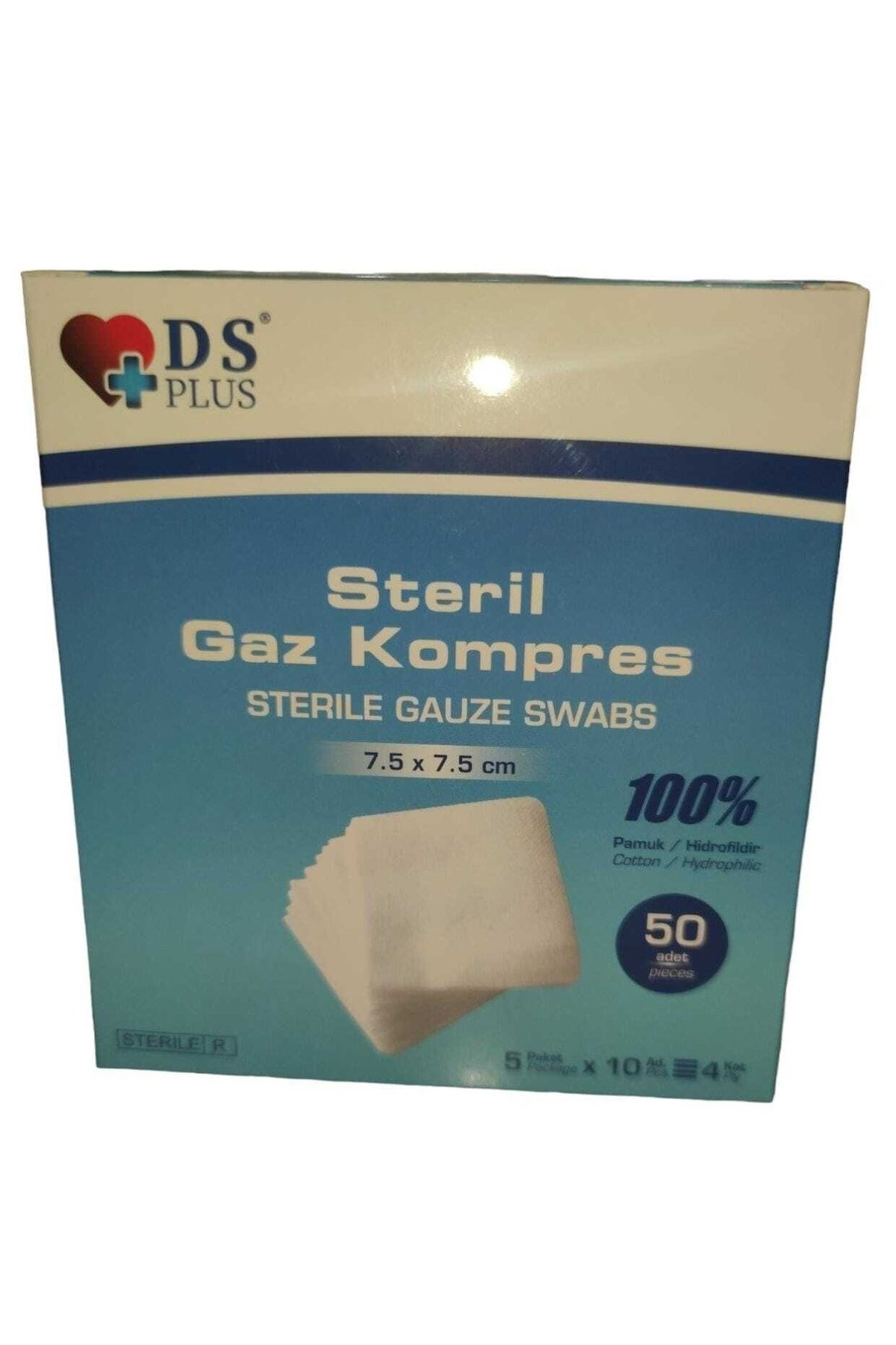 Ds Plus Gaz Kompres Steril 50’li