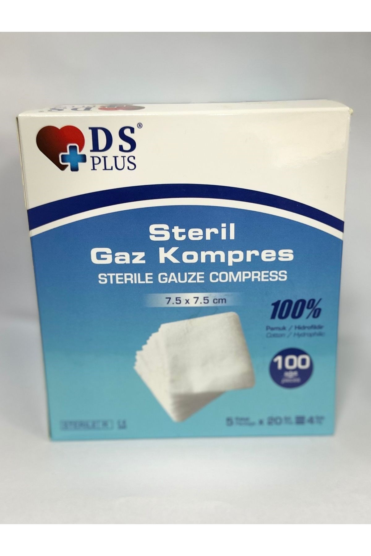 Ds Plus Gaz Kompres Steril 100’lü