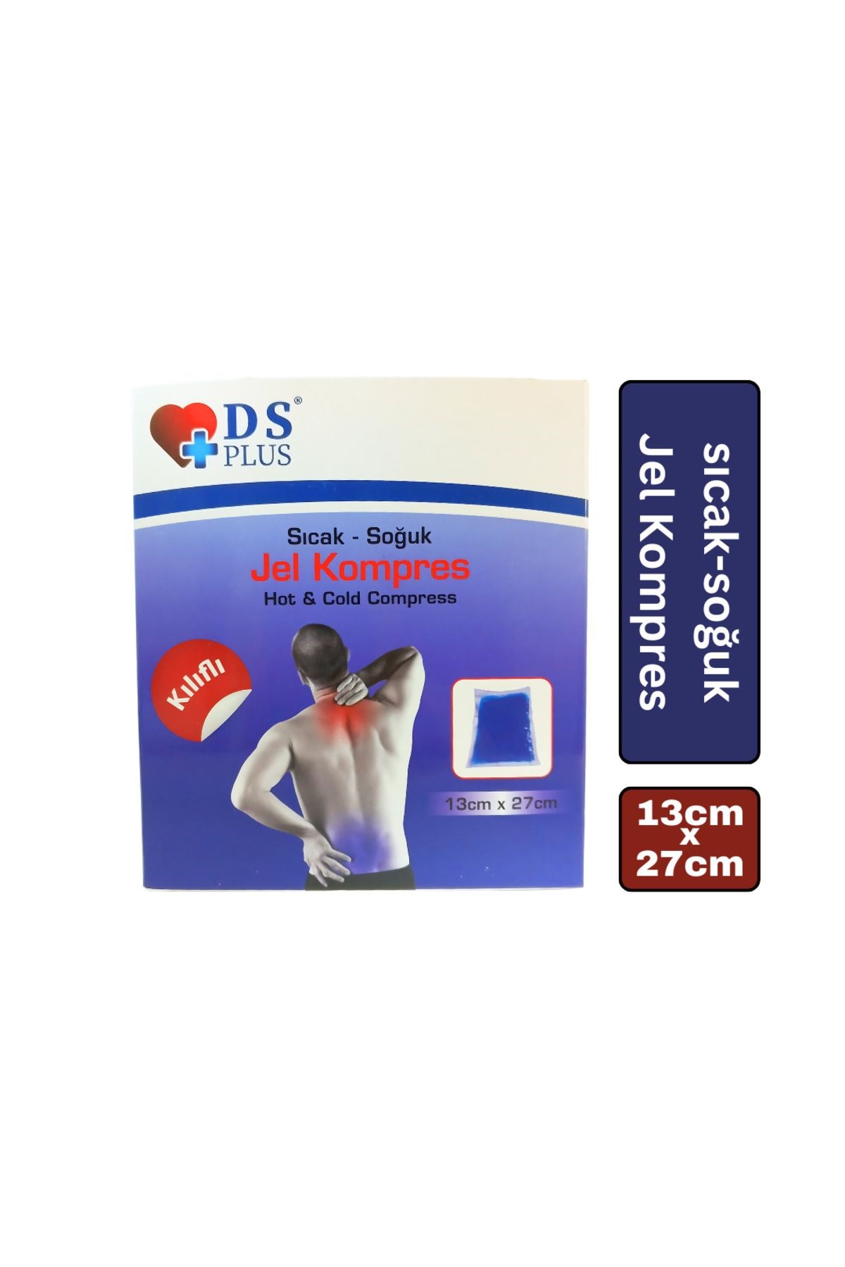 Ds Plus Sıcak Soğuk Kompres Kılıflı 13x27 cm