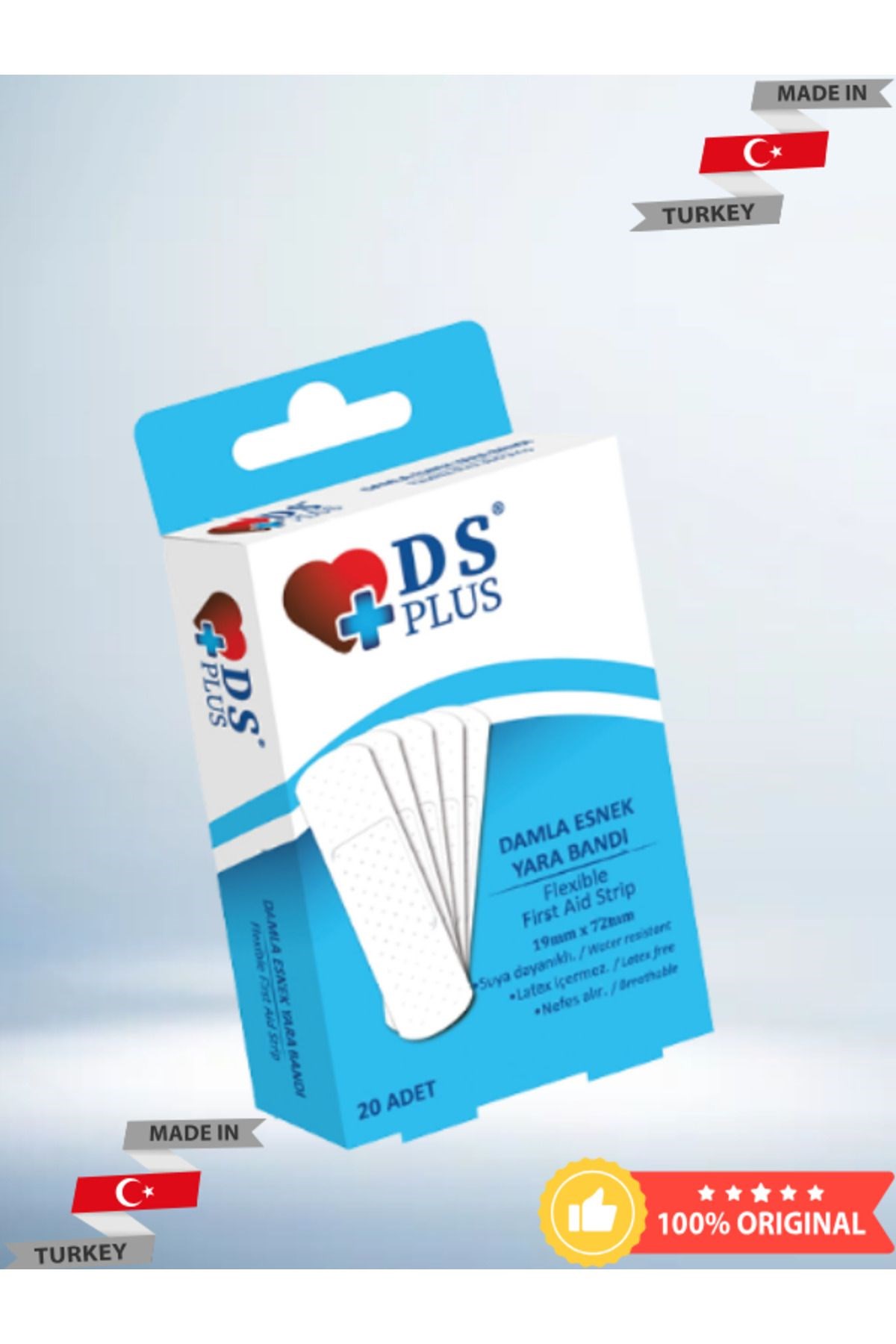 Ds Plus Esnek Yara Bandı 20’li