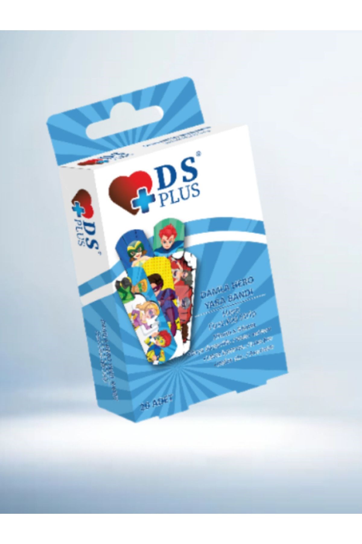 Ds Plus Hero Erkek Çocuk Yara Bandı 20’li