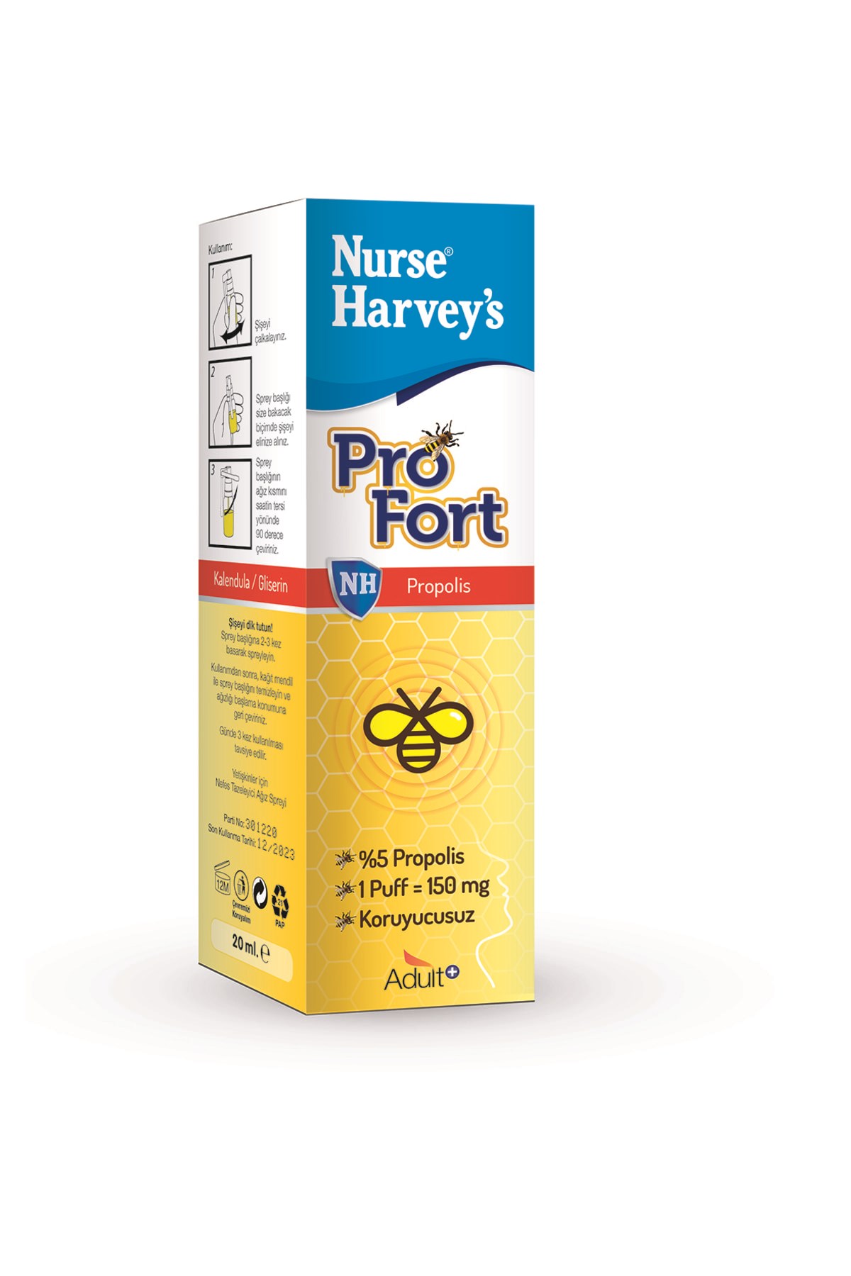Nurse Harvey’s Adult Pro-Fort Boğaz Spreyi 20 ml