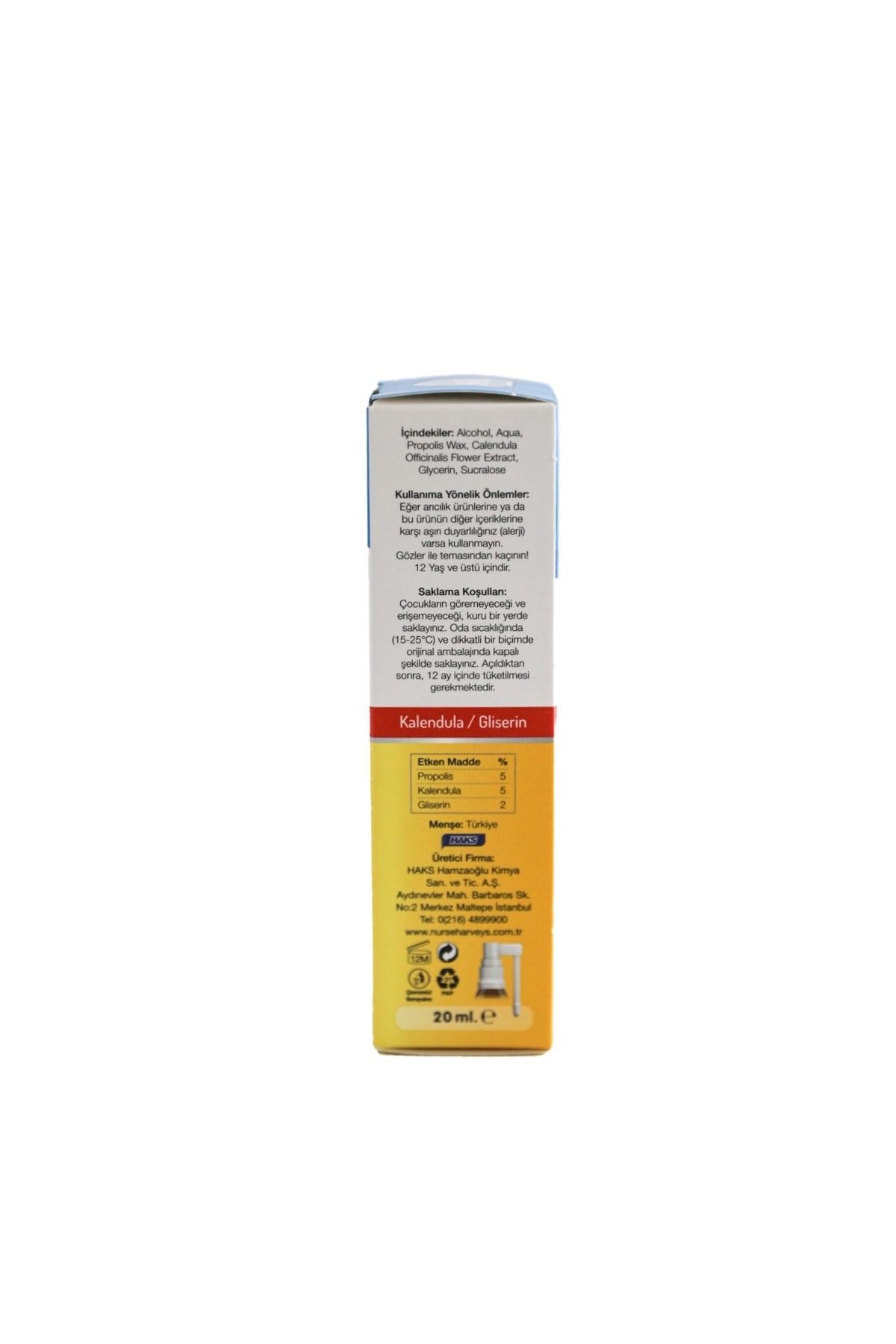 Nurse Harvey’s Adult Pro-Fort Boğaz Spreyi 20 ml