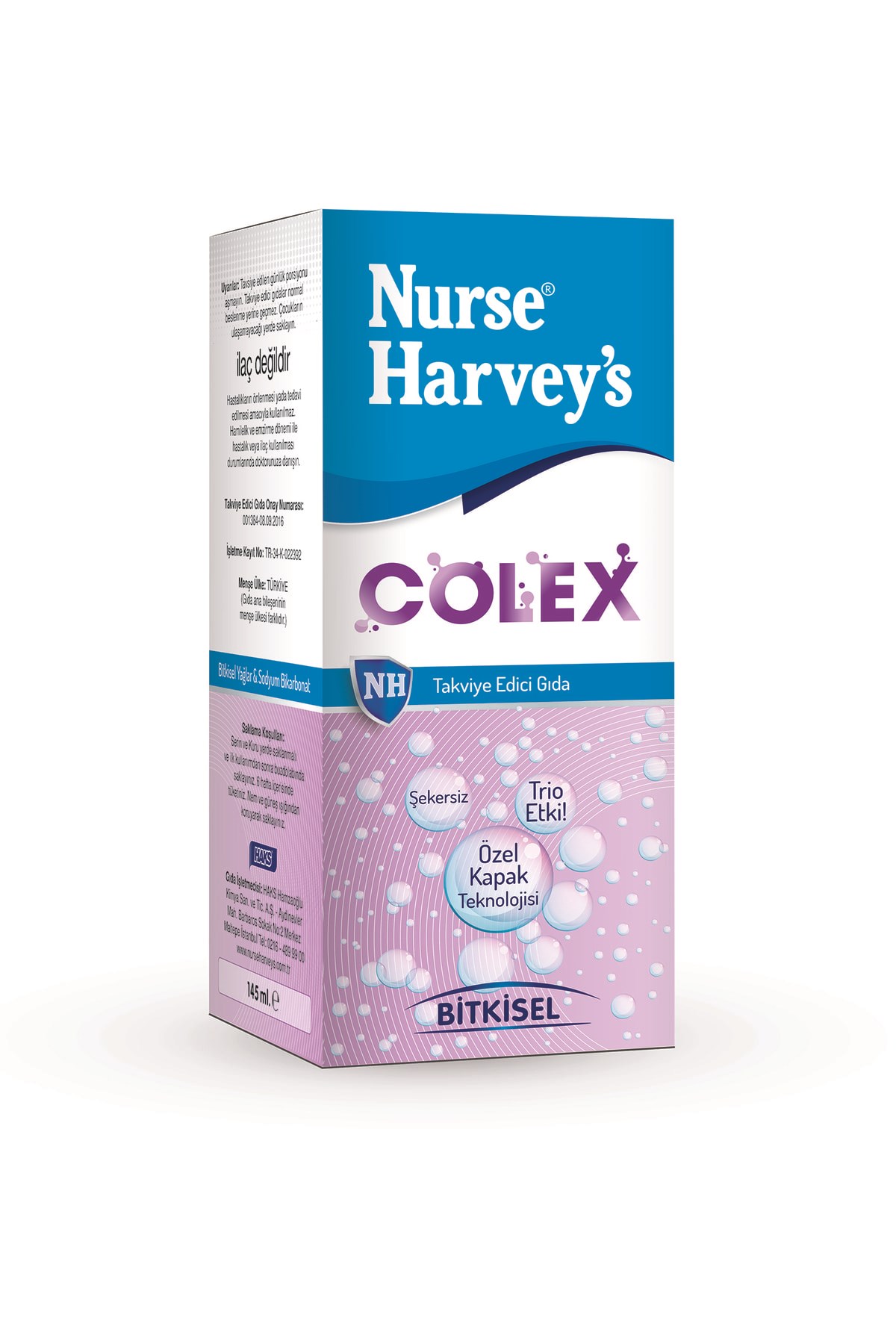 Colex Bitkisel Şurup 145 ml.