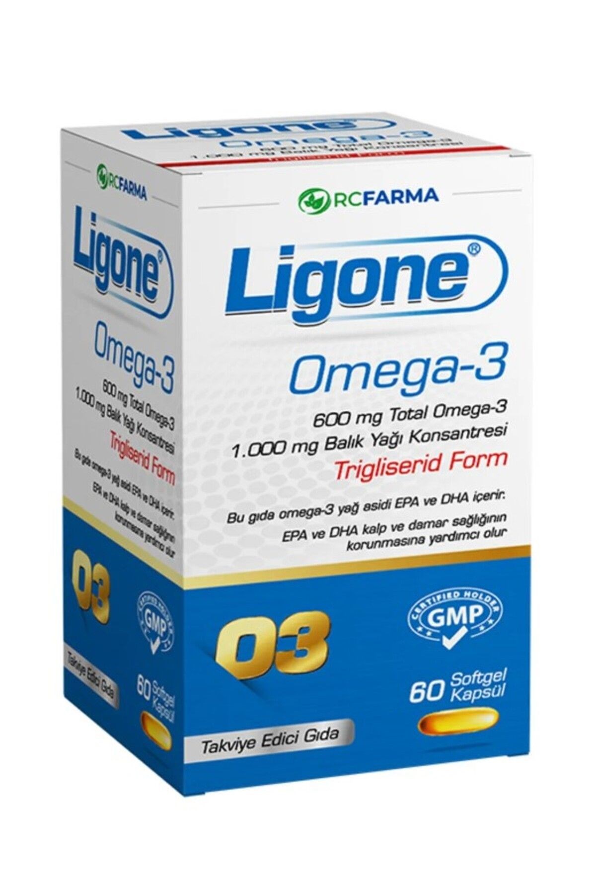 Ligone Omega-3 60 Yumuşak Kapsül