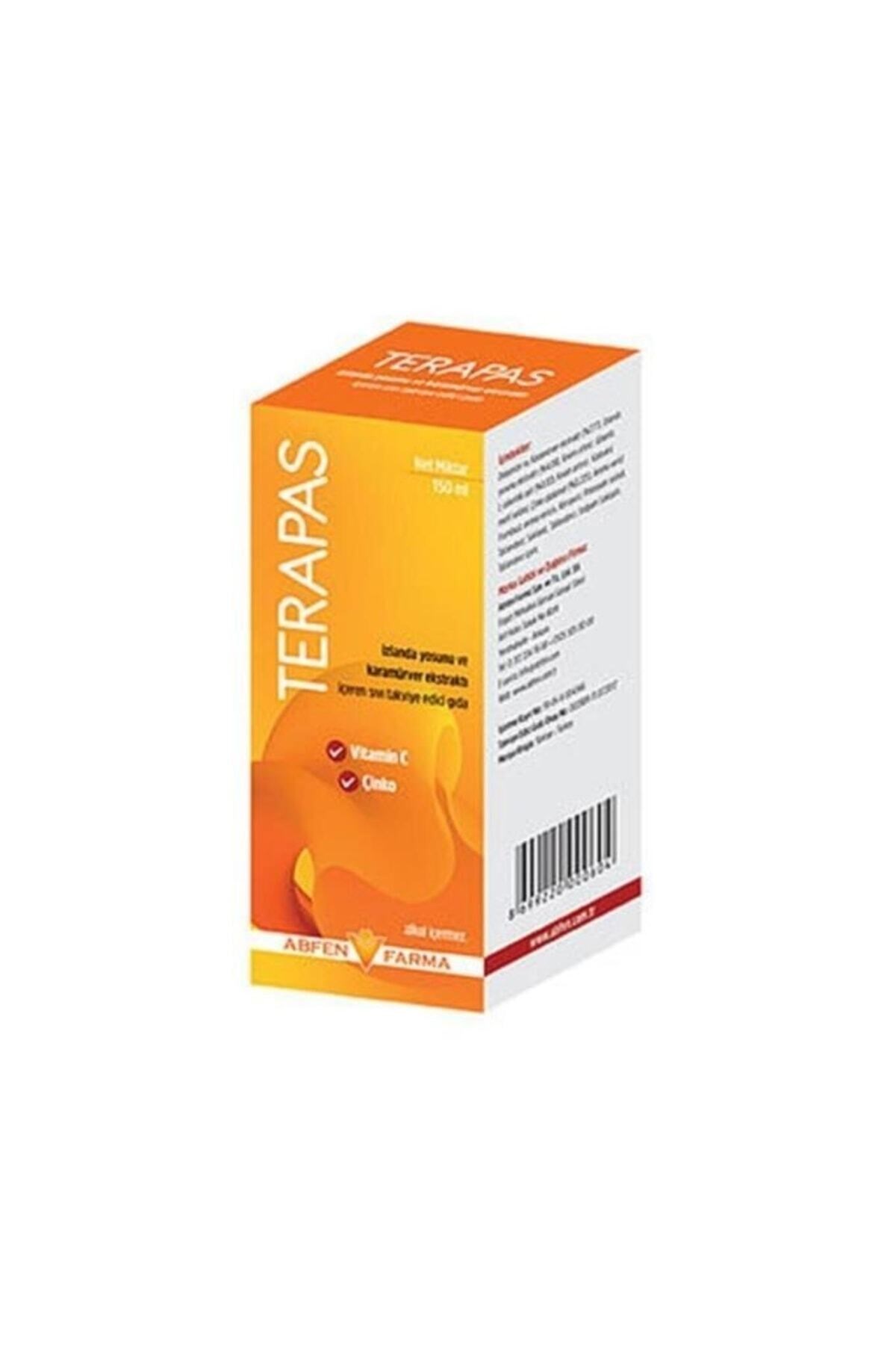 Terapas İzlanda Yosunu, Karamürver, Vitamin C Ve Çinko Içeren Şurup