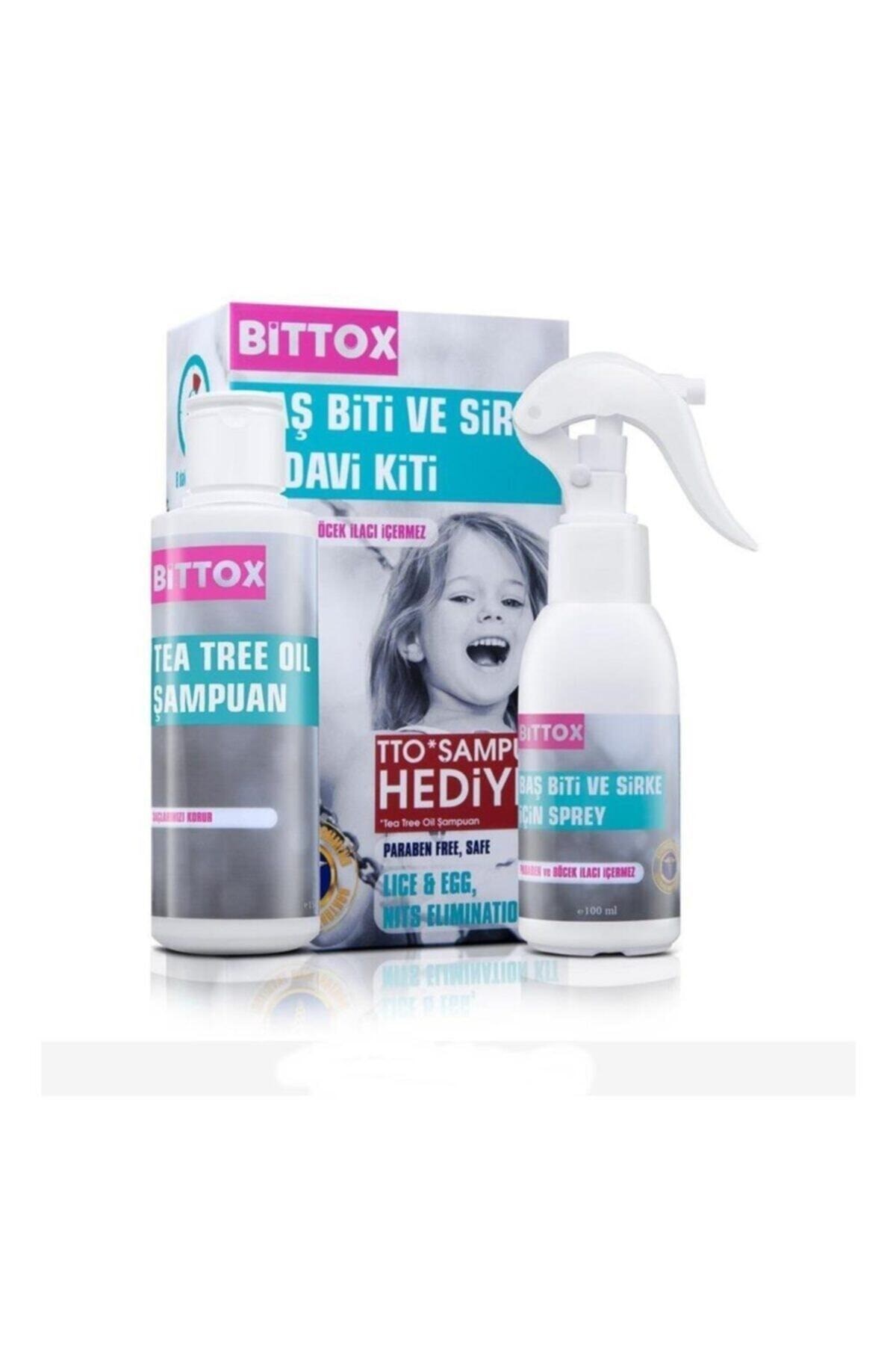 Bittox Bit Spreyi 100 ml + TTO Şampuan 150 ml + Metal Tarak Hediyeli