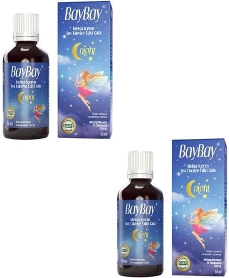 Baybay Night Melisa İçeren Bitkisel Damla 50 ml