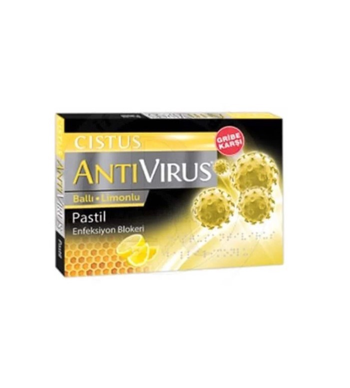 Cistus Antivirus Ballı Limonlu Pastil 10 Adet