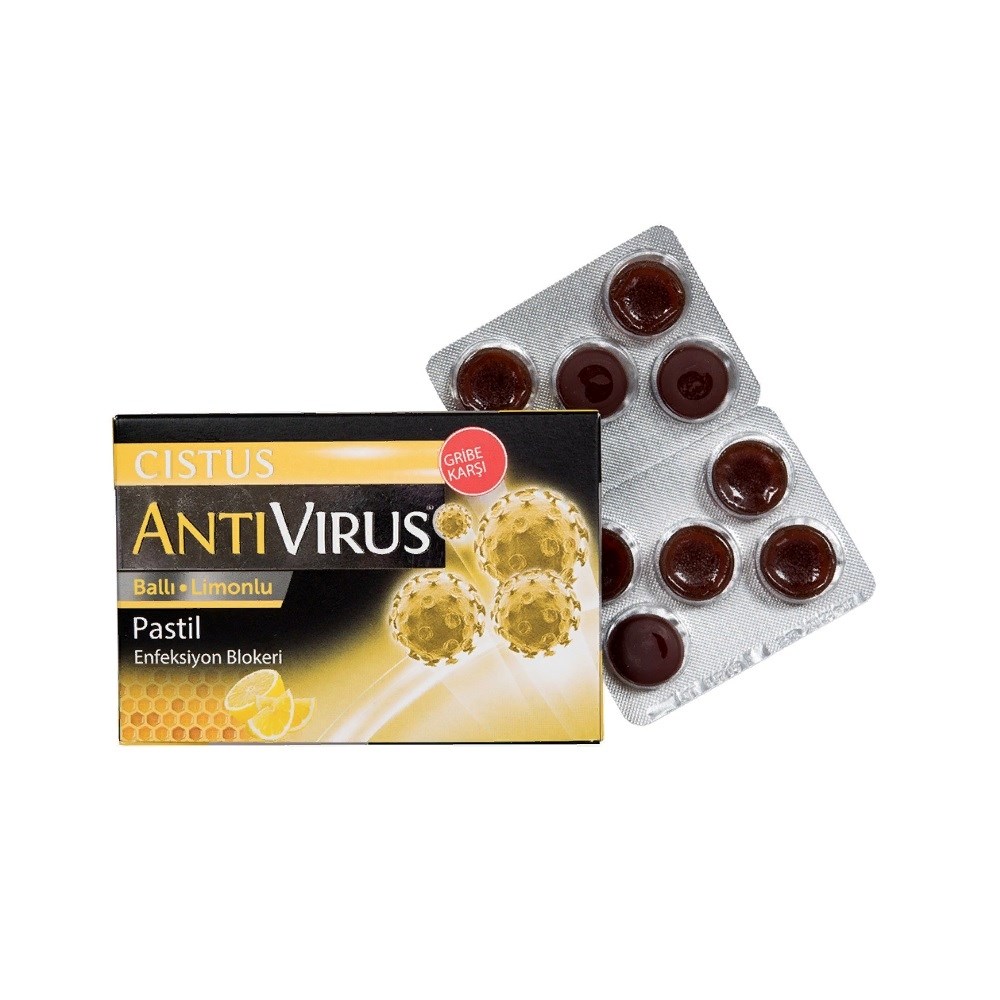 Cistus Antivirus Ballı Limonlu Pastil 10 Adet