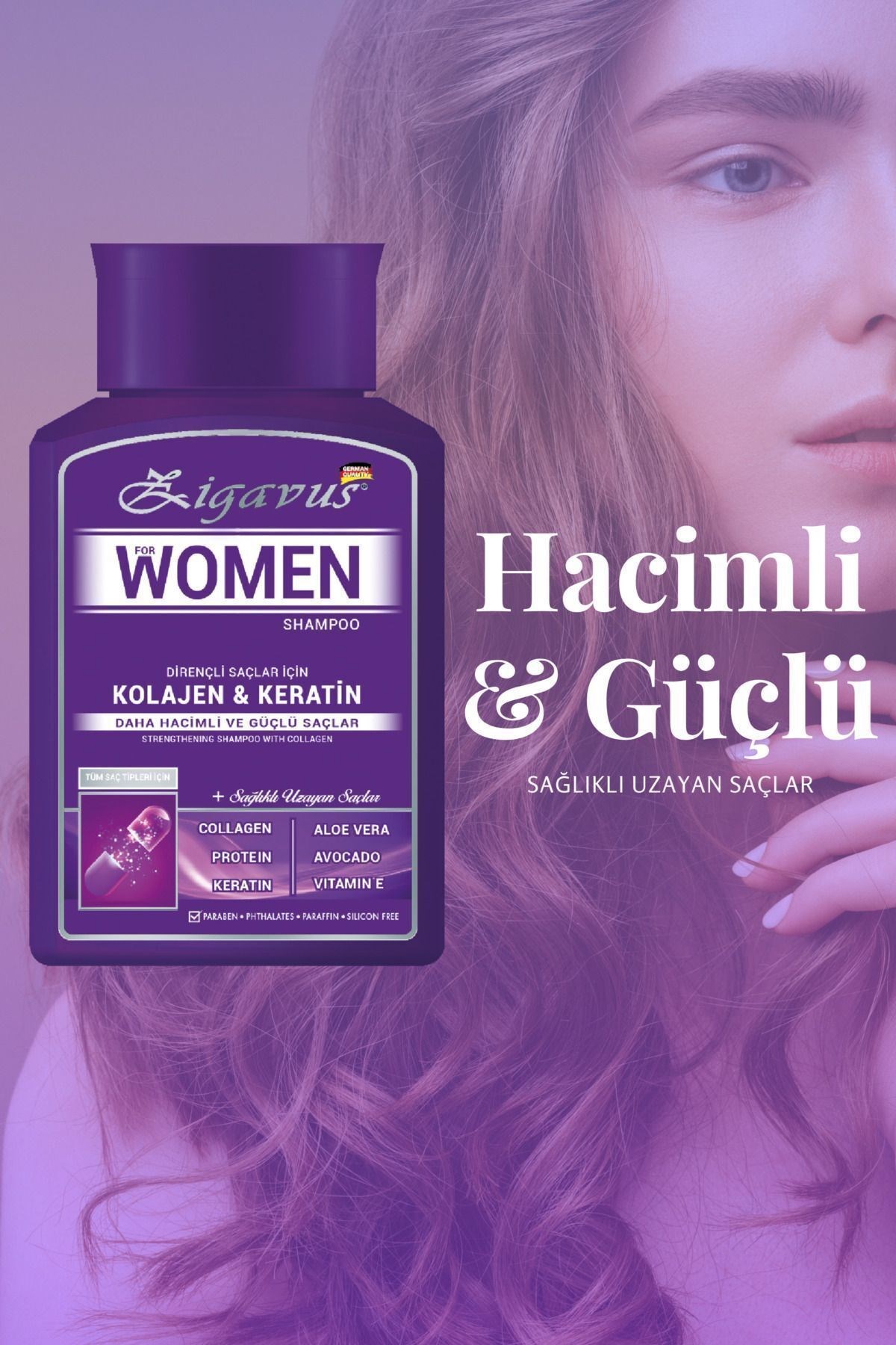 Zigavus Kolajen Women Şampuan 300 ml - 3 Al 2 Öde