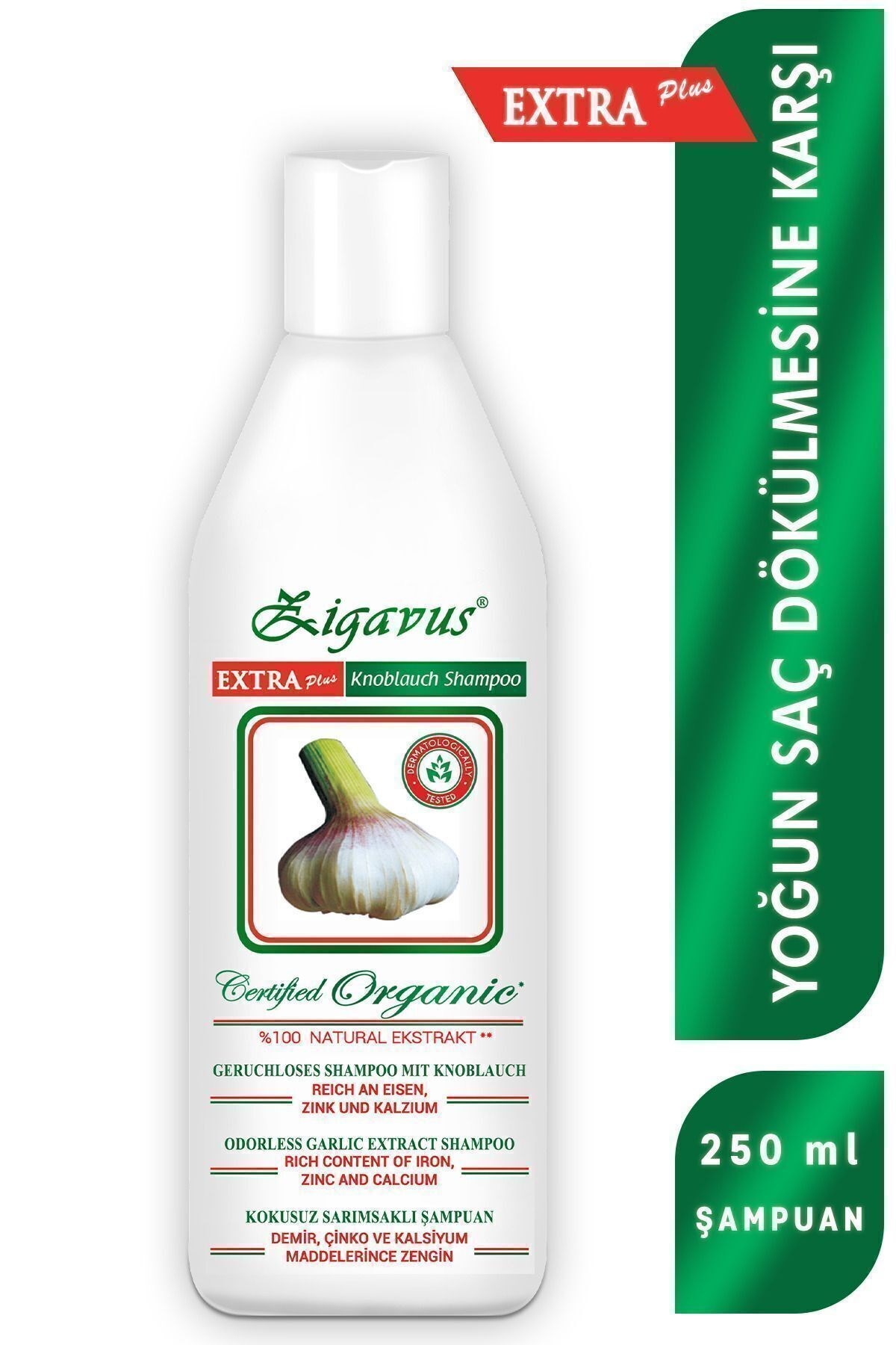 Zigavus Extra Plus Sarımsaklı Şampuan 250 ml