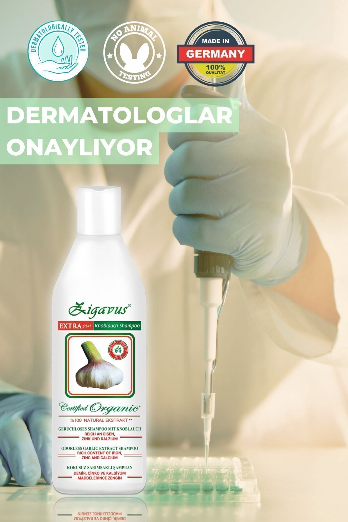 Zigavus Extra Plus Sarımsaklı Şampuan 250 ml
