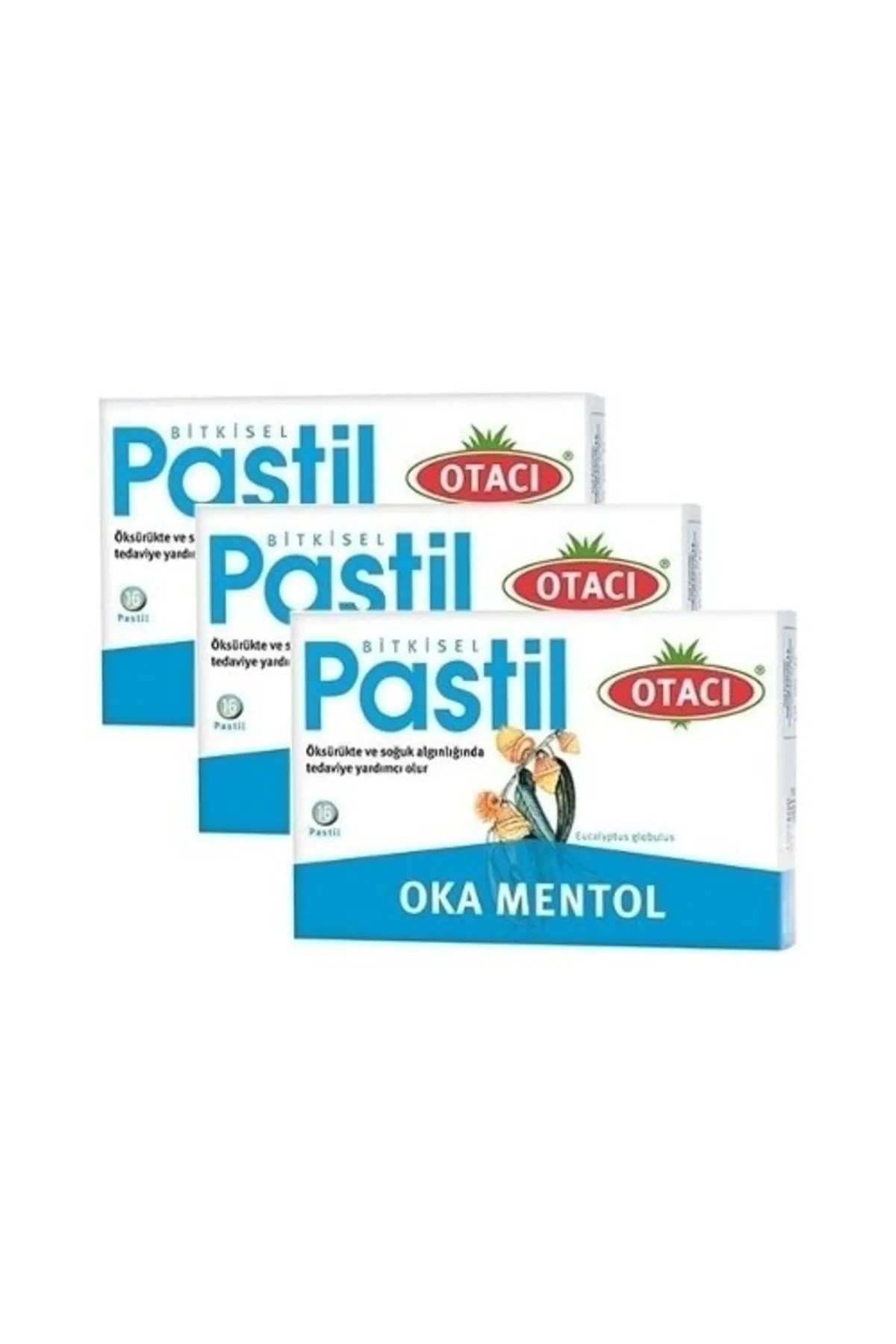 Otacı Otacı Oka Mentol Pastil 16 Adet