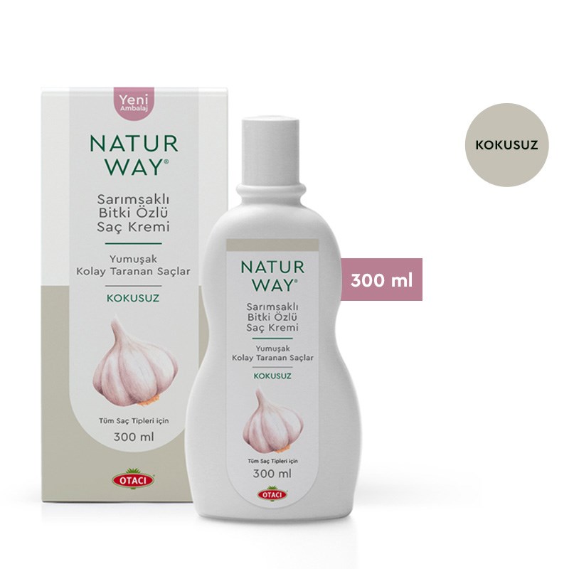 OTACI NATURWAY SARIMSAKLI BİTKİ ÖZLÜ SAÇ KREMİ 300ML